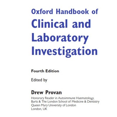 آزمایشگاه، علوم آزمایشگاهی، هندبوک آزمایشگاهی،  ( Oxford Handbook of Clinical and Laboratory Investigation 4th Edition (2018